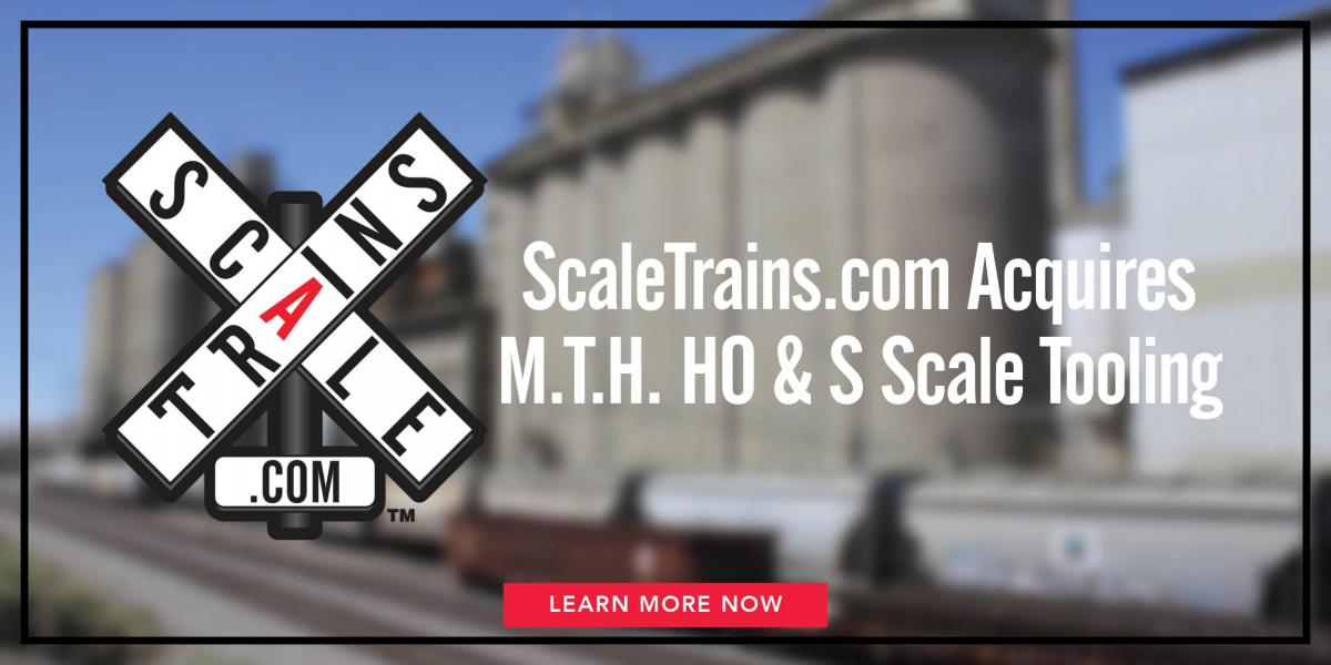 ScaleTrains.com Acquires M.T.H. HO & S Scale Tooling