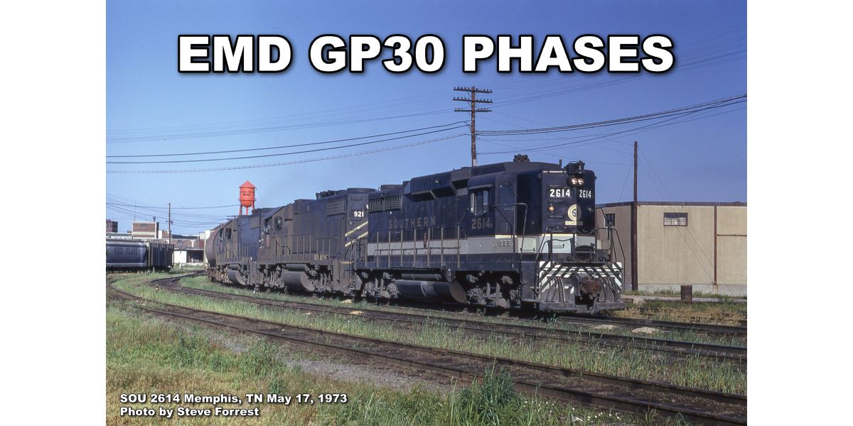 Understanding EMD GP30 Phases