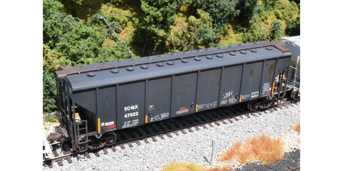 Time to Model: Custom Carbon Black Covered Hopper Cars