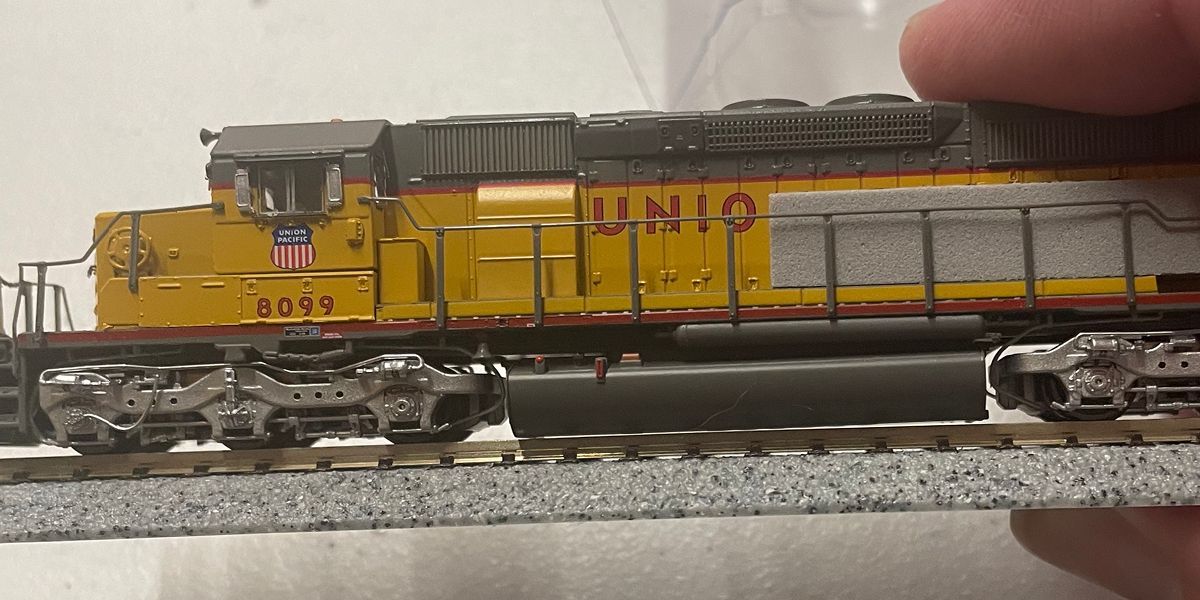 Time to Model: Repositioning Rivet Counter N Scale EMD SD40-2 Fuel Tanks