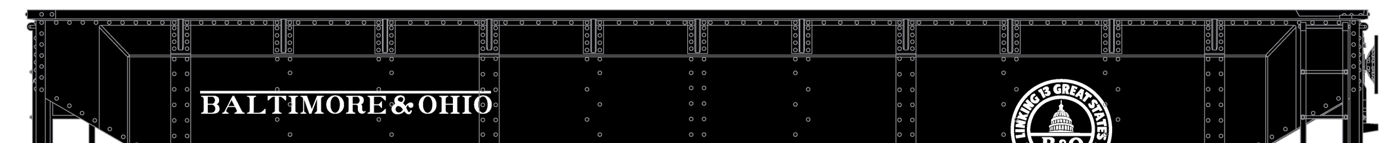 Kit Classics HO Scale 40' 70-Ton 4-Bay Open Hopper