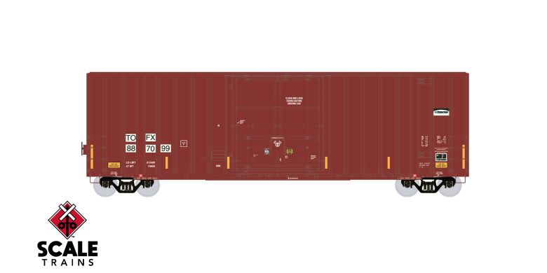 ExactRail Evolution HO Scale Gunderson 6269 High-Cube Boxcar,  TOFX/ex-Illinois Central Patch/Malarkey Roofing Products #887099