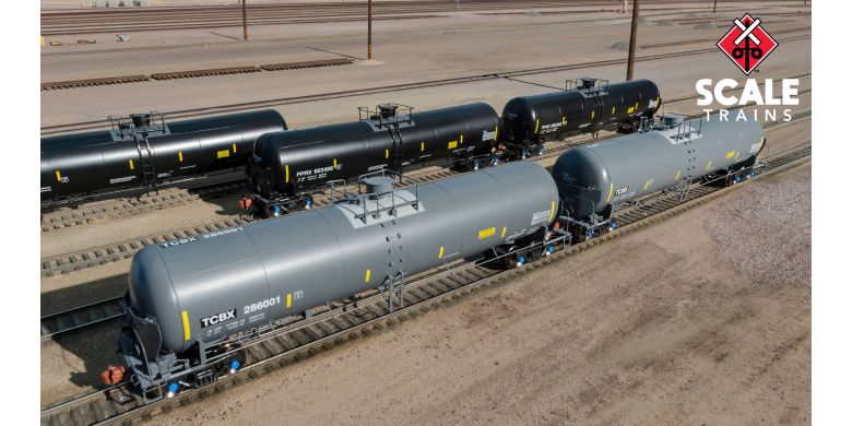 Rivet Counter HO Scale Trinity 31K Tank Car with Head
