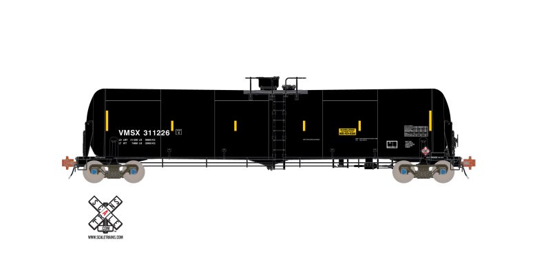 Rivet Counter HO Scale Trinity 31K Tank Car with Head