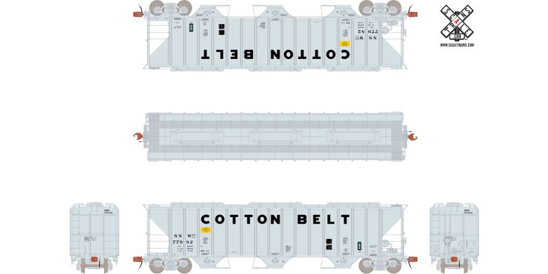 Rivet Counter HO Scale Pullman-Standard 4785 Covered Hopper Rivet Counter HO Scale Pullman-Standard 4785 Covered Hopper
