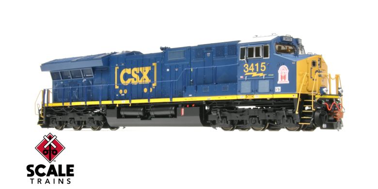 Rivet Counter HO Scale GE ET44AH Tier 4 GEVO CSX Georgia Road YN3 Boxcar Logo