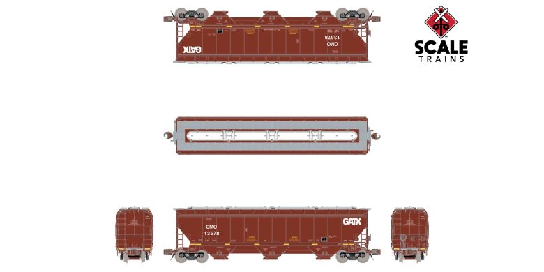 Rivet Counter N Scale Gunderson 5188 Covered Hopper, CMO