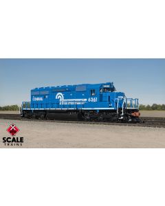 Rivet Counter N Scale EMD SD40-2, Conrail/Can Opener/White Frame Stripe