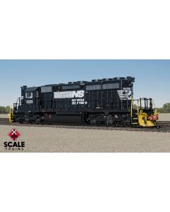 Rivet Counter N Scale EMD SD40-2, Norfolk Southern/Thoroughbred/Corrugated Grilles/Yellow Plow