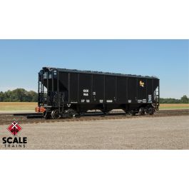 PS-4000 Covered Hopper Rd #166 KCS Re-Paint BLMA Models N #11078 