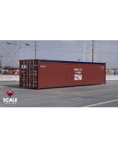 Operator HO Scale CIMC 40’ Tarp Top Container, Zim