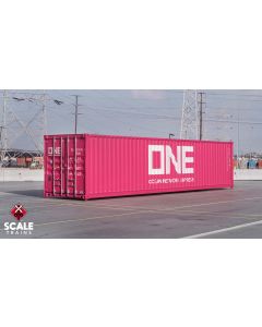 Operator HO Scale CIMC 40’ Modern Angled Container, ONE