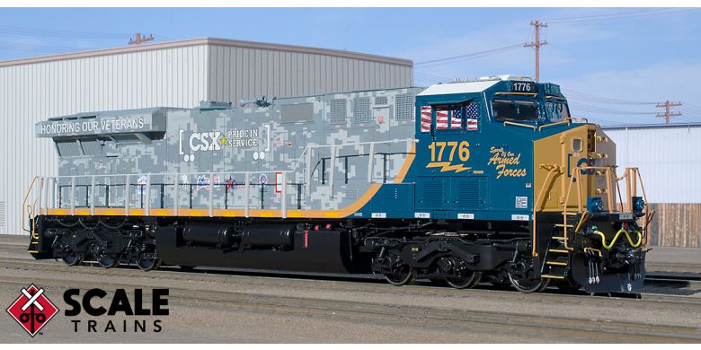 Ho scale shop csx locomotives