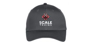 ScaleTrains Embroidered Logo Hat, Steel Grey