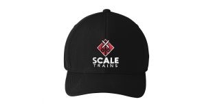 ScaleTrains Embroidered Logo Hat, Black