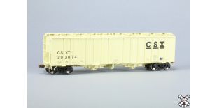 Operator HO Scale GATC 4180 Airslide Covered Hopper, CSX/Tan