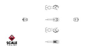 Rivet Counter N Scale Type E Standard Coupler 