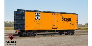 Kit Classics HO Scale 40' Transition Era Reefer, Santa Fe/Scout