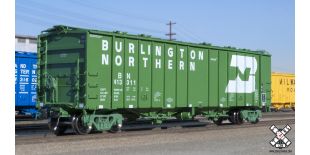 Rivet Counter HO Scale GATC 4180 Airslide Covered Hopper, Burlington Northern (R2) by ScaleTrains.com