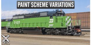 Rivet Counter HO Scale EMD SD40-2, BN/Green