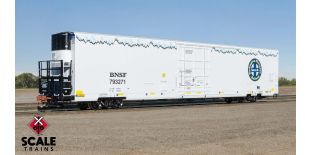 Rivet Counter HO Scale Trinity 82’ 7883 Reefer, BNSF/Carrier