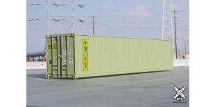 Operator HO Scale 40’ Square Corrugation Container, CLOU (R1) by ScaleTrains.com