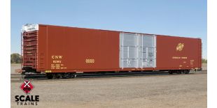 Rivet Counter HO Scale Thrall 86' High-Cube Double-Plug-Door Boxcar, Chicago & North Western/C&NW