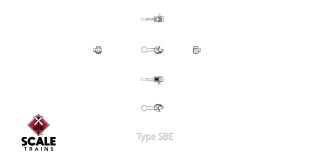 Rivet Counter HO Scale Metal Type SBE Lower-Shelf Coupler 