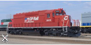 Operator HO Scale EMD SD40-2, CP Rail/Two Flags by ScaleTrains.com