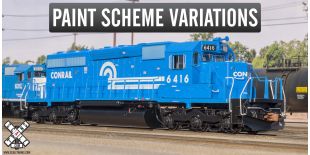 Rivet Counter HO Scale EMD SD40-2, Conrail