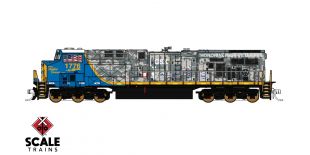 Fox Valley Models N Scale GE ES44AH, CSX/Armed Forces #1776