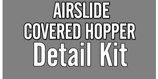Operator HO Scale GATC 4180cf Airslide Covered Hopper Detail Kit