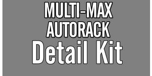 Operator HO Scale Gunderson Multi-Max Autorack Detail Kit