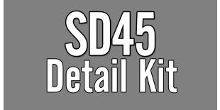 Operator HO Scale EMD SD45 Detail Kit