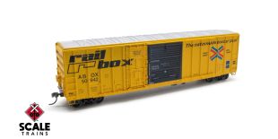 ExactRail Evolution HO Scale FMC 5277 Combo Door Boxcar, Railbox/XFF 30/ABOX