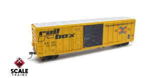 ExactRail Evolution HO Scale FMC 5277 Combo Door Boxcar, Railbox/XFF 30A/ABOX