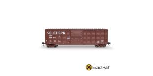 ExactRail N Scale Pullman-Standard 5277 Waffle Boxcar, Southern/1984 Europa Repaint