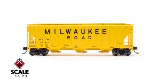 ExactRail N Scale Pullman-Standard 4427 Covered Hopper, Milwaukee Road/1965 As Delivered