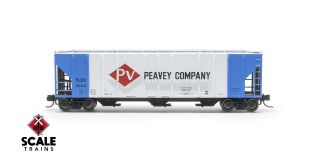 ExactRail N Scale Pullman-Standard 4427 Covered Hopper, TLDX/Peavey/1964 As Delivered