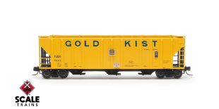 ExactRail N Scale Pullman-Standard 4427 Covered Hopper, TLDX/Gold Kist/1970 Repaint