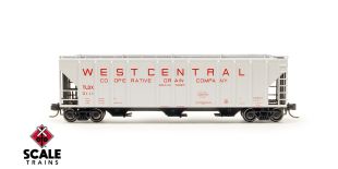 ExactRail N Scale Pullman-Standard 4427 Covered Hopper, TLDX/West Central/1964 As Delivered