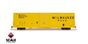 ExactRail Platinum HO Scale PC&F 7633 Appliance Boxcar, Milwaukee Road/1975 As Delivered