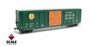 ExactRail Platinum HO Scale Pullman-Standard 5344 Boxcar, Texas Mexican