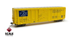 ExactRail Platinum HO Scale Pullman-Standard 5344 Boxcar, Apalachicola Northern/Port St Joe