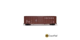 ExactRail N Scale Pullman-Standard 5277 Waffle Boxcar, Southern/1986 Claytor Repaint