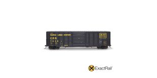 ExactRail Platinum HO Scale Pullman-Standard 5277 Waffle Boxcar, Family Lines System/CRR/1980 As Delivered
