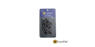 ExactRail HO Scale Semi-Scale Metal Wheelsets, .088" Tread 