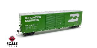 ExactRail Express HO Scale Gunderson 5200 Double-Door Boxcar, Burlington Northern/BN