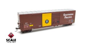 ExactRail Express HO Scale Gunderson 5200 Double-Door Boxcar, Southern Pacific/SP/Rubber Service