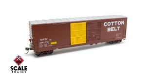 ExactRail Express HO Scale Gunderson 5200 Double-Door Boxcar, Cotton Belt/SSW 